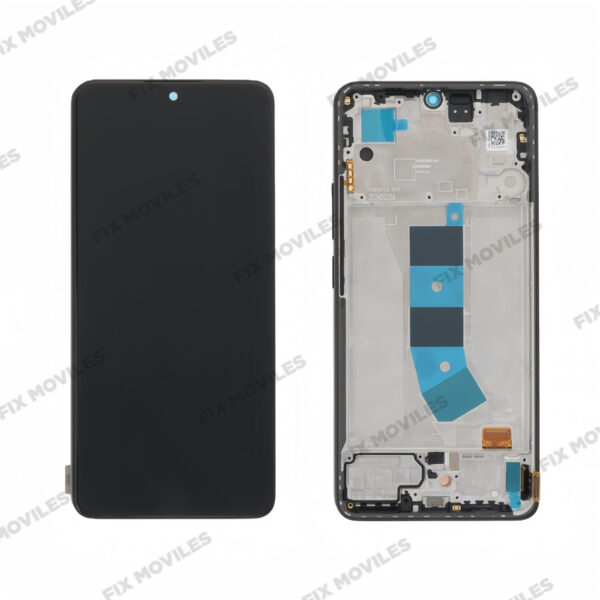 Pantalla Redmi note 13 4G Con Marco Negro Completa LCD+Tactil SERVICE PACK
