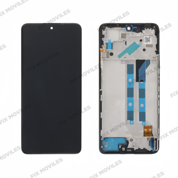 Pantalla Redmi Note 12 Pro 4G Negro Con Marco SERVICE PACK
