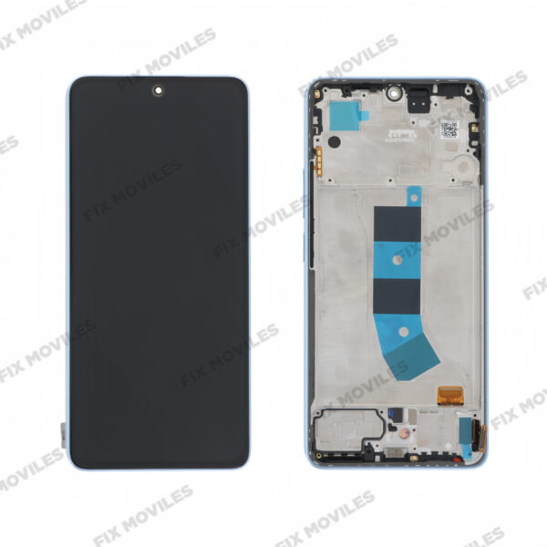 Pantalla Redmi note 13 4G Con Marco Azul Completa LCD+Tactil SERVICE PACK