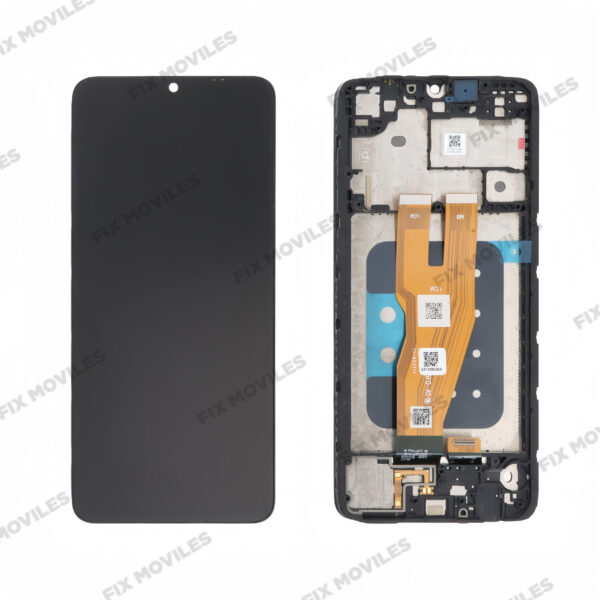 Pantalla Samsung A05 A055F Negra LCD+Tactil con Marco