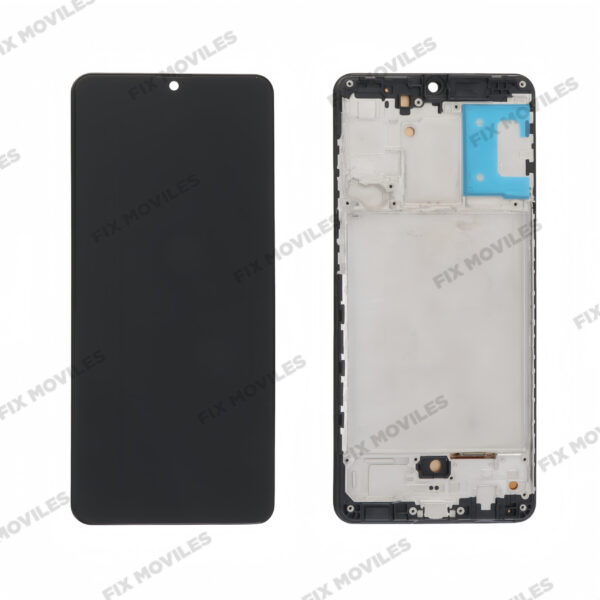 Pantalla Samsung A31 A315F Con Marco Negro INCELL