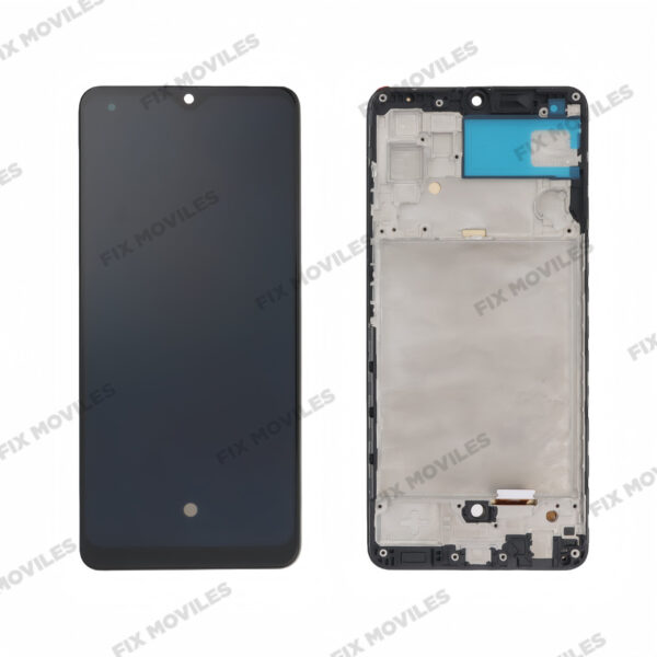 Pantalla Samsung A32 4G A325F Negro con Marco OLED