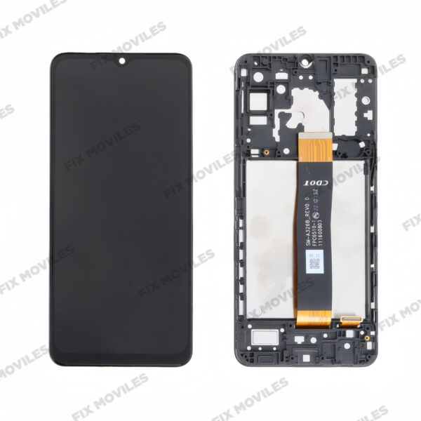 Pantalla Samsung A32 5G A326B Negro con Marco Original Completa SERVICE PACK