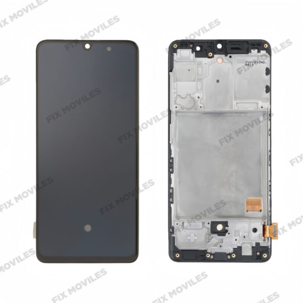 Pantalla Samsung A41 A415 2020 Negro con Marco Original Completa SERVICE PACK