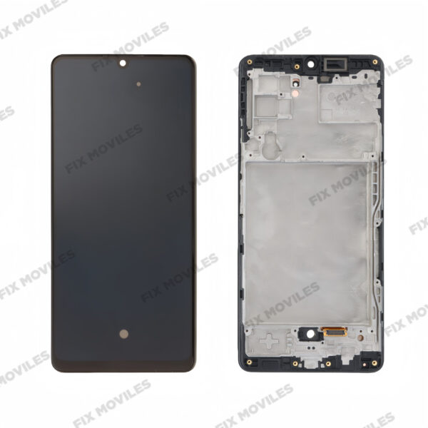 Pantalla Samsung A42 5G A426 / M42 5G M426 Negro con Marco con Bateria Original Completa SERVICE PACK