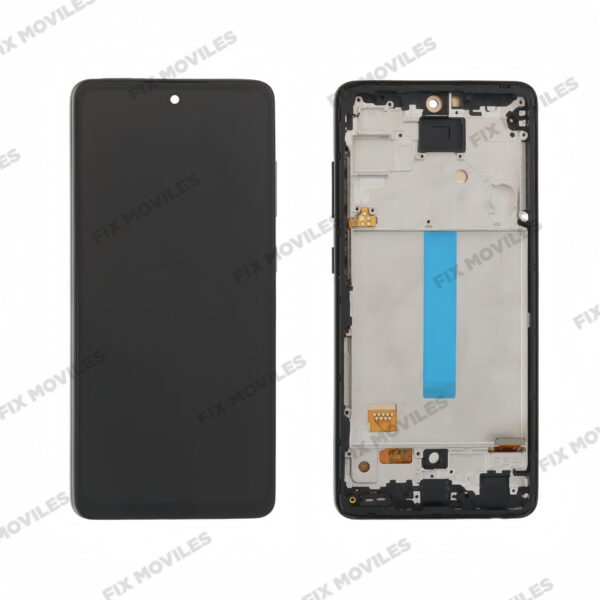 Pantalla Samsung A52 4G A525F / A52 5G A526B / A52S 5G A528B Con Marco Negro INCELL (No Funciona Huella)
