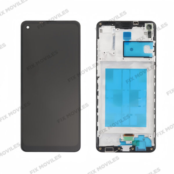 Pantalla Samsung Galaxy A21S 2020 A217 Negra LCD+Táctil con Marco