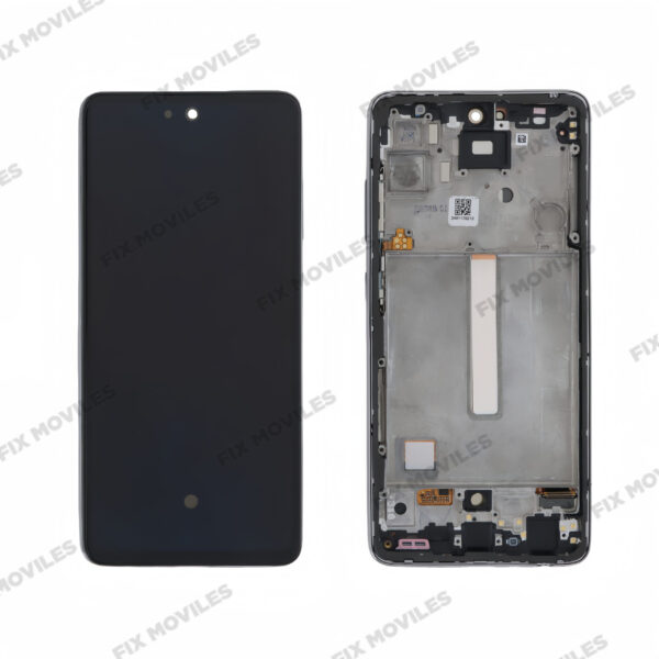 Pantalla Samsung Galaxy A52 4G A525 / A52 5G A526 Negro con Marco Original Completa SERVICE PACK (Sin Batería)