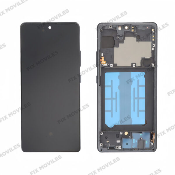 Pantalla Samsung Galaxy A71 5G 2020 A716F Negro con Marco Original Completa SERVICE PACK