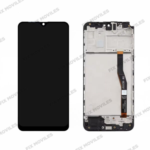 Pantalla Samsung Galaxy M20 M205 Negra Completa con Marco