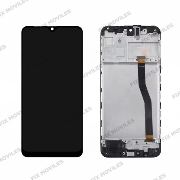 Pantalla Samsung Galaxy M20 M205 Negra Completa con Marco Original Service Pack