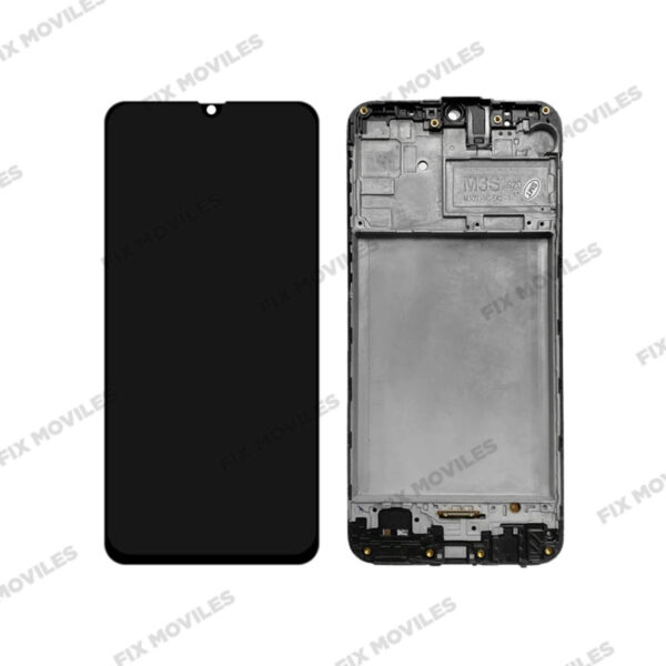 Pantalla Samsung Galaxy M21 M215F / M30S M307 Negra con Marco Completa Original SERVICE PACK