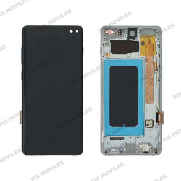 Pantalla Samsung Galaxy S10 Plus G975 Verde con Marco Original Completa SERVICE PACK