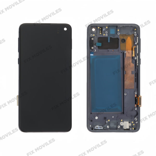 Pantalla Samsung Galaxy S10E G970 Negro con Marco Original Completa SERVICE PACK