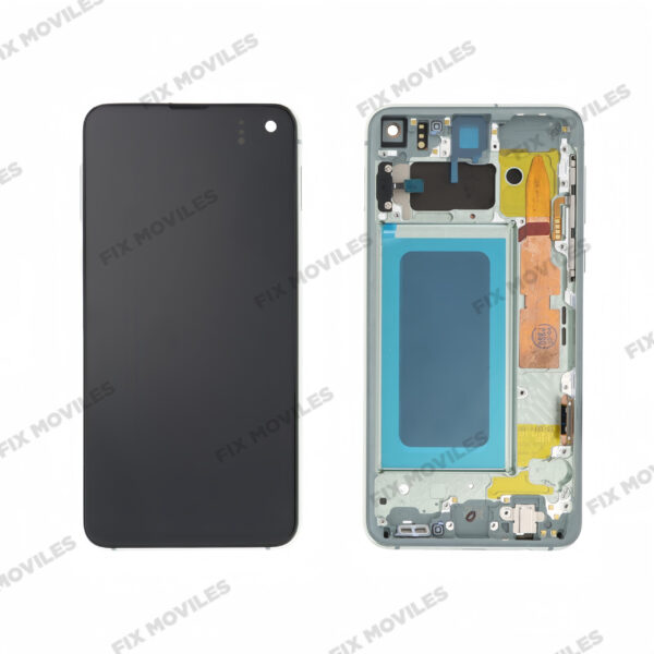 Pantalla Samsung Galaxy S10E G970 Verde con Marco Original Completa SERVICE PACK