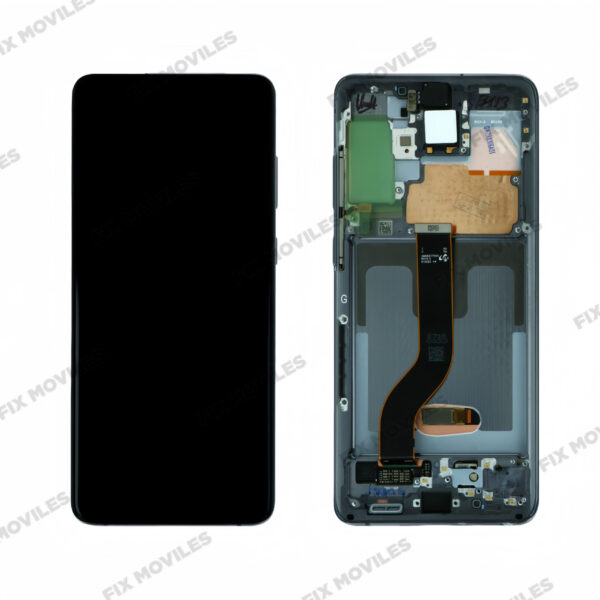 Pantalla Samsung Galaxy S20 Plus 4G/5G G985F / G986F Gris con Marco Original Completa SERVICE PACK