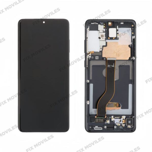 Pantalla Samsung Galaxy S20 Plus 4G/5G G985F / G986F Negro con Marco Original Completa SERVICE PACK