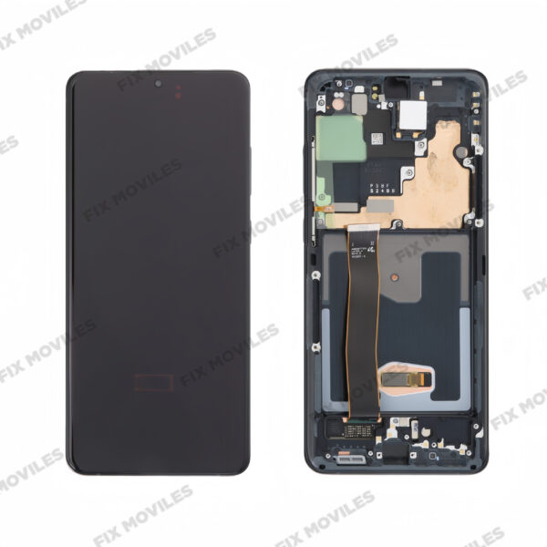 Pantalla Samsung Galaxy S20 Ultra G988B Negro con Marco Original Completa SERVICE PACK