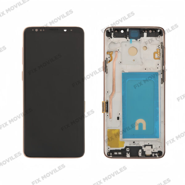 Pantalla Samsung Galaxy S9 Plus G965 Dorado con Marco Original Completa SERVICE PACK