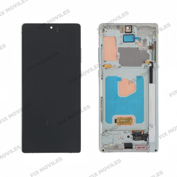 Pantalla Samsung Note 20 N980 Verde con Marco Original Completa SERVICE PACK