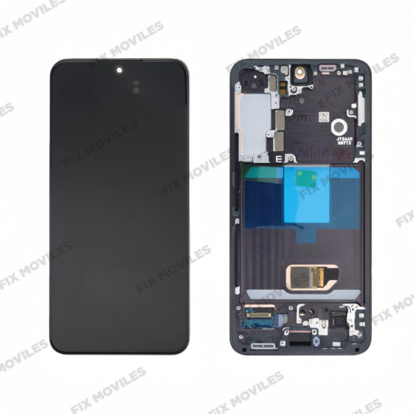 Pantalla Samsung S22 S901 Negra con Marco Original Completa SERVICE PACK