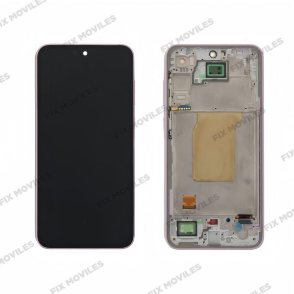 Pantalla Samsung SM-A356 A35 5G 2024 Violeta con Marco Original Completa SERVICE PACK