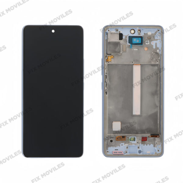 Pantalla Samsung SM-A536 A53 5G 2022 Azul con Marco Original Completa SERVICE PACK