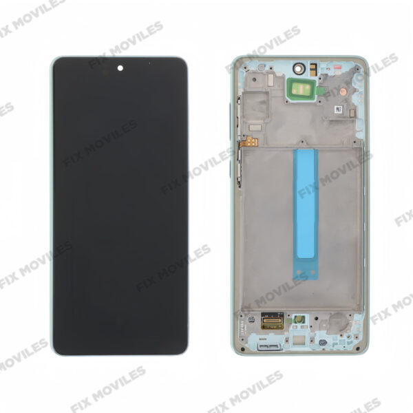 Pantalla Samsung SM-A736 A73 5G 2022 Verde con Marco Original Completa SERVICE PACK