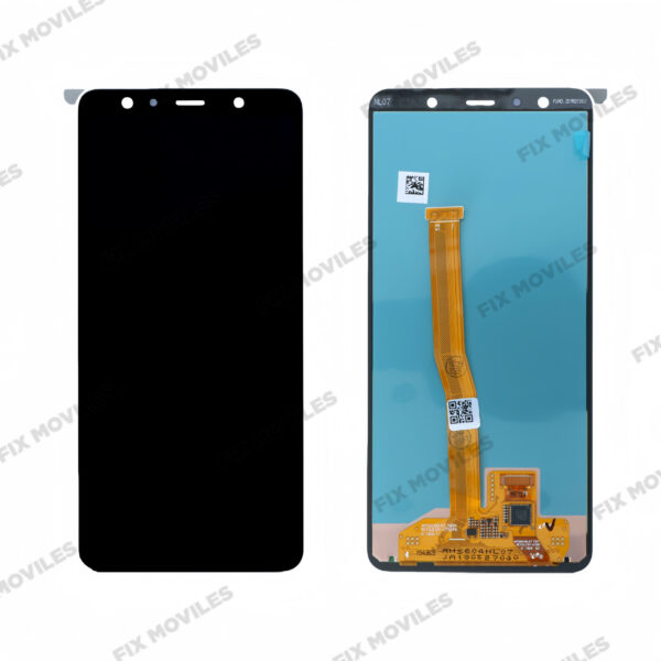 Pantalla Samsung SM-A750F GALAXY A7 2018 Negra Original Completa SERVICE PACK