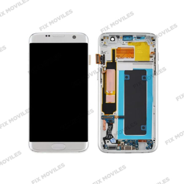 Pantalla Samsung SM-G935 GALAXY S7 EDGE Plateada Original LCD+Tactil SERVICE PACK