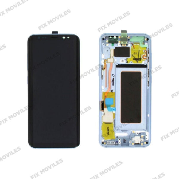 Pantalla Samsung Galaxy S8 G950 Azul con Marco Original Completa SERVICE PACK