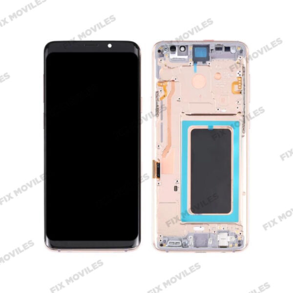 Pantalla Samsung Galaxy S9 G960 Dorado con Marco Original Completa SERVICE PACK