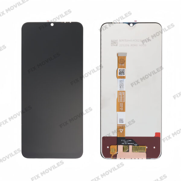 Pantalla VIVO Y16 (V2204-V2214) Sin Marco Negra Completa LCD+Tactil