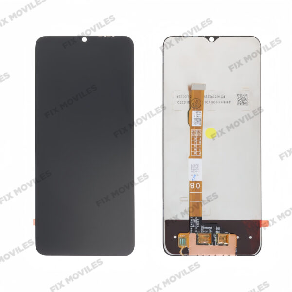 Pantalla VIVO Y76 5G (V2124) / Y76S 5G (V2156A) / Y74 / Y74S (V2009A) / Y55S / Y35 (V2205) / Y33S (V2109) / Sin Marco Negra Completa LCD+Tactil (FLEX 08) SERVICE PACK Â«EUÂ»