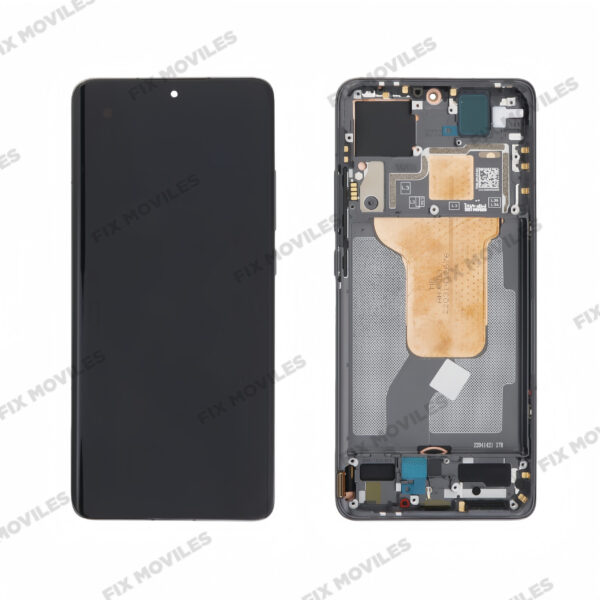 Pantalla XiaoMi MI 12 / MI 12X / MI 12S (5G 2022) Con Marco Negro SERVICE PACK
