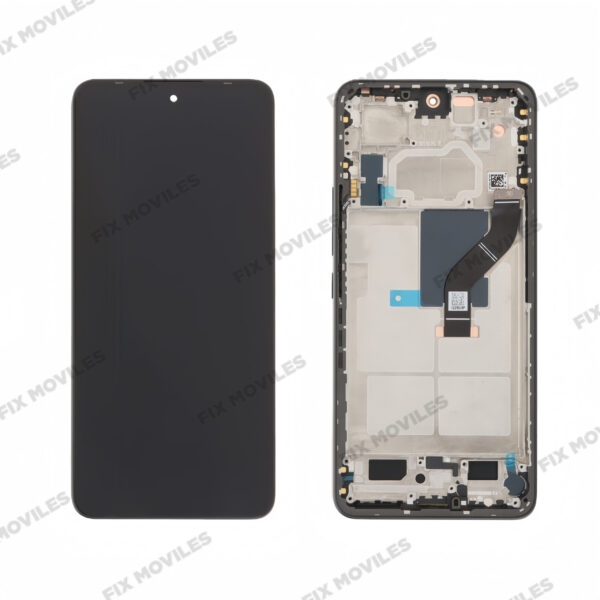 Pantalla Xiaomi Mi 12 Lite Negra con Marco Completa LCD+Tactil SERVICE PACK