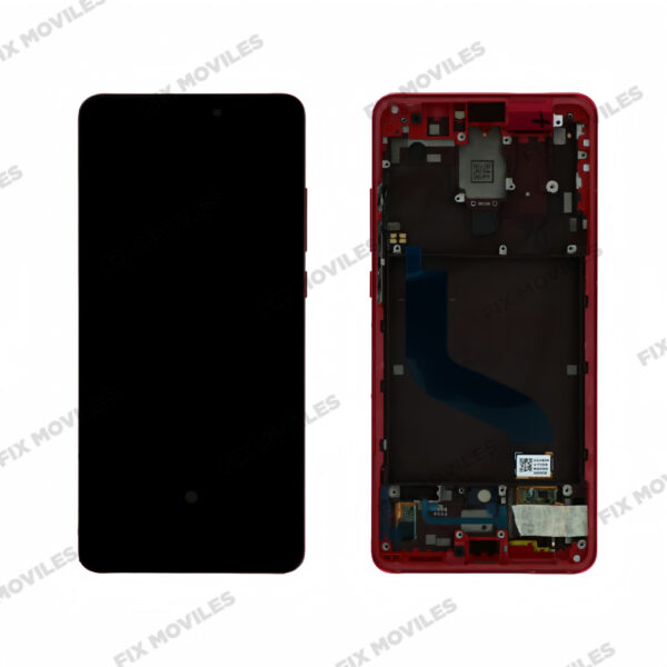 Pantalla Xiaomi Mi 9T/ Mi 9T Pro/ K20/ K20 Pro Rojo con Marco Completa Tactil+LCD Reparada