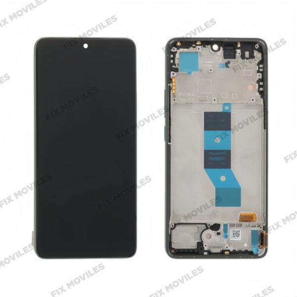 Pantalla Xiaomi Poco M7 Pro 5G 2024 Verde con marco SERVICE PACK