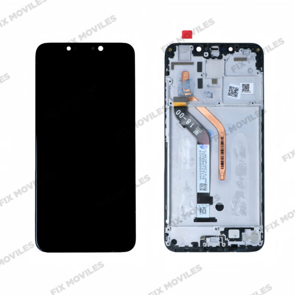 Pantalla Xiaomi Pocophone F1 (M1805E10A) Negra Con Marco Completa LCD+Tactil