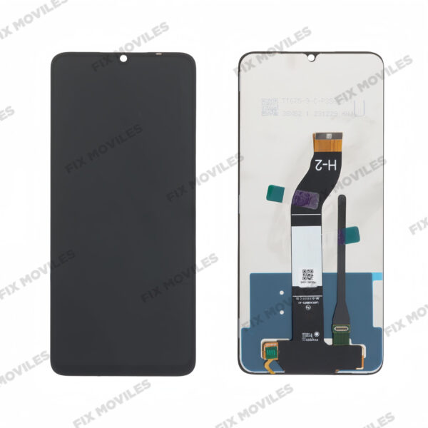 Pantalla Xiaomi Redmi 13C (4G/5G) (23100RN82L, 23106RN0DA, 23108RN04Y) / Poco C65 4G (2023) Negra Completa SIN MARCO SERVICE PACK (Version Flex U)