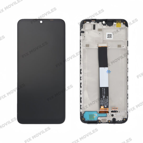 Pantalla Xiaomi Redmi 9A / 9C Negra con Marco Completa LCD+Tactil SERVICE PACK