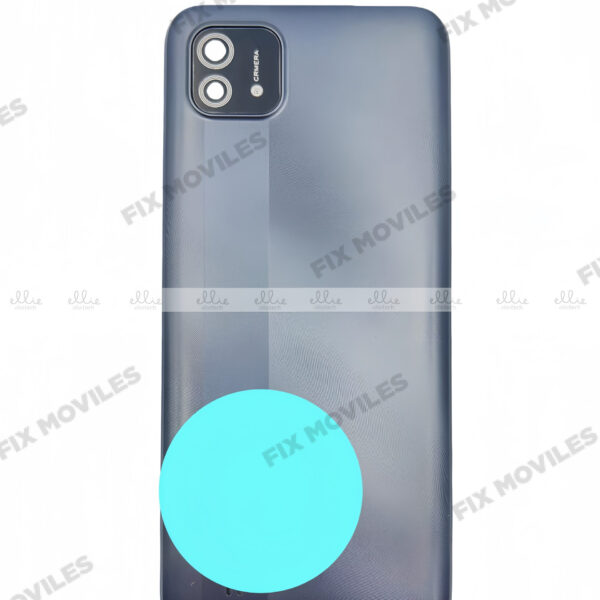 Tapa Trasera para Realme C11 2021 Negro con Lente