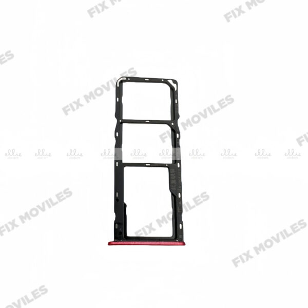 Bandeja De SIM Para Realme C3 Roja