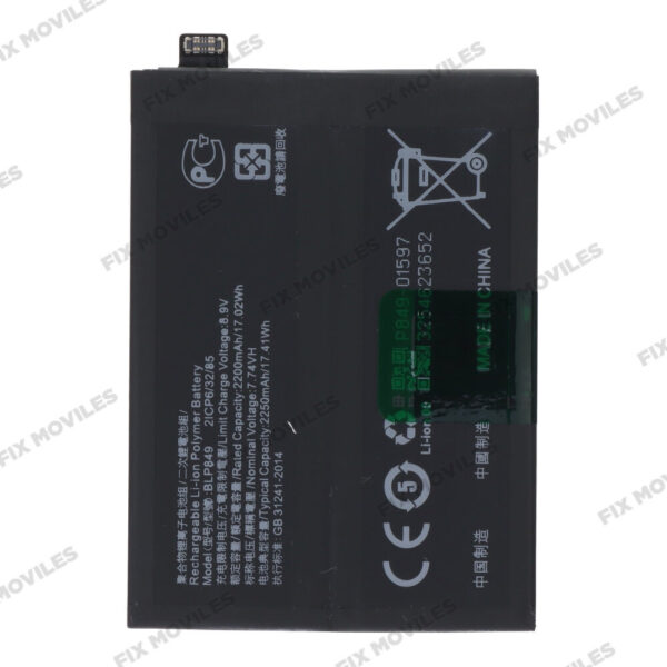 Batería Realme GT 5G (RMX2202) BLP849