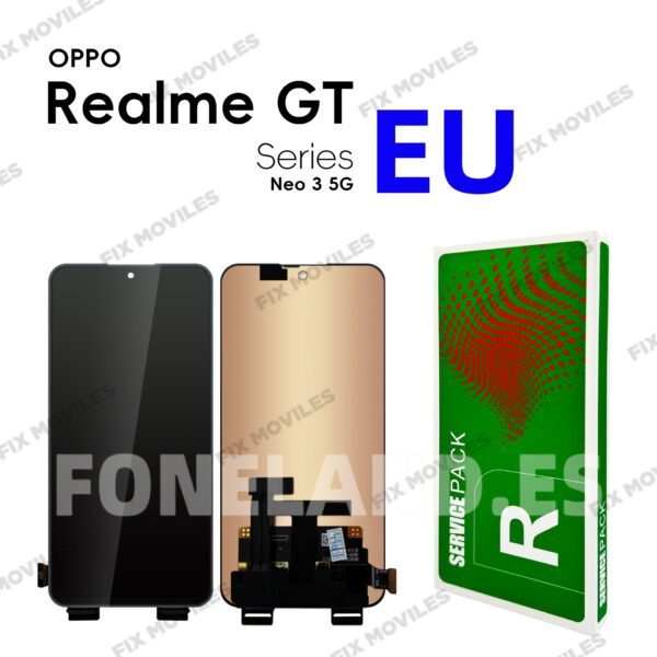 Pantalla Realme Gt Neo 3 5G / Reno 8 pro 5G Sin Marco LCD+TACTIL Completo SERVICE PACK «EU»