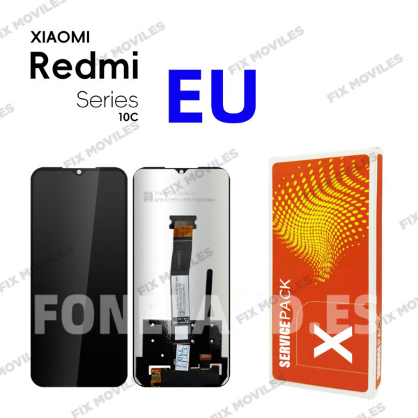 Pantalla Redmi 10C / Poco C40 (2022) Sin Marco LCD+TACTIL Completo SERVICE PACK «EU»