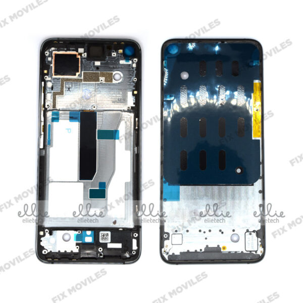 Carcasa Intermedia para Xiaomi Mi 10 T 5G/10T Pro 5G Negro Original