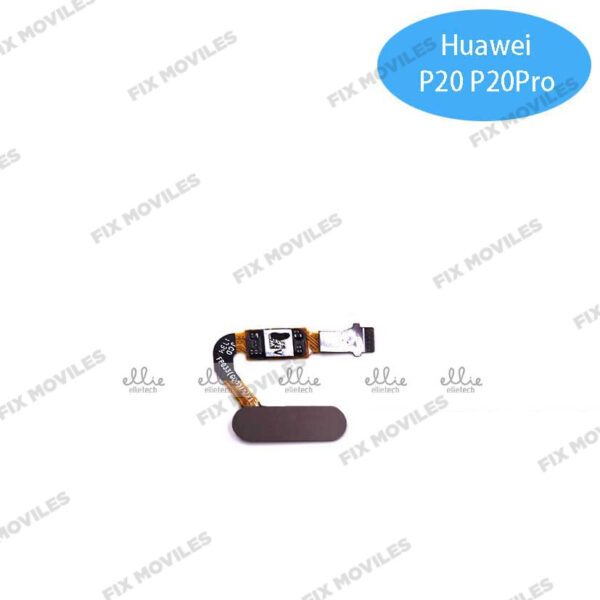 Flex de Home Boton con Lector de Huella para Huawei P20/ P20 Pro/ Mate 10/ V10/ Nova 2S Dorado