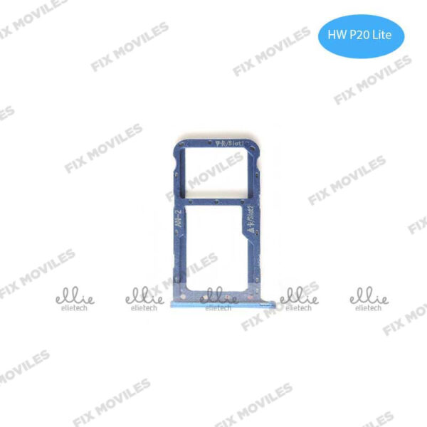 Bandeja de SIM para Huawei P20 Lite Azul
