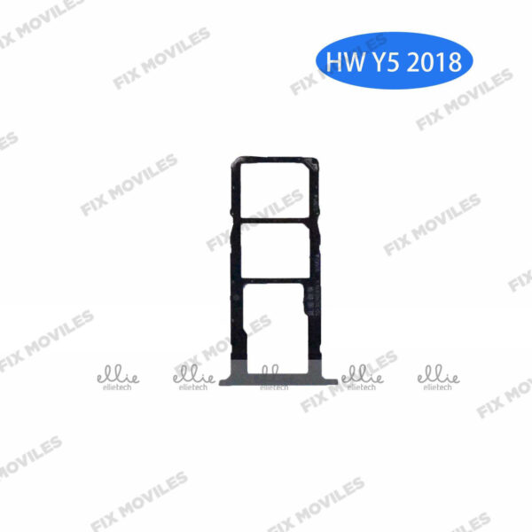 Bandeja de la Tarjeta SIM para Huawei Y5 2018 Negra